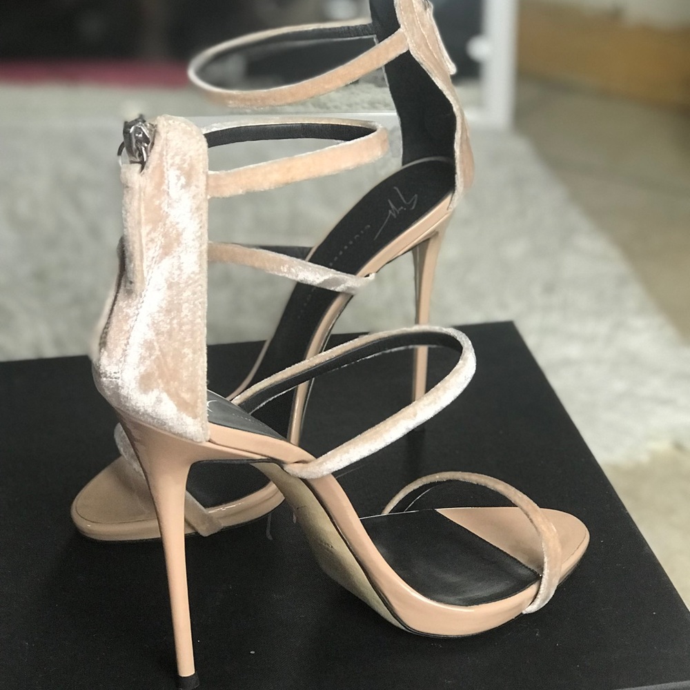 GIUSEPPE ZANOTTI Harmony Sandals Pink Velvet